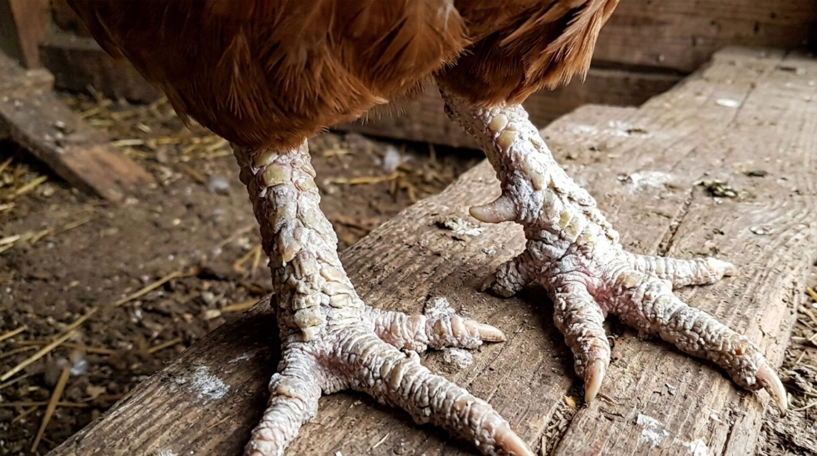 gale pattes poules