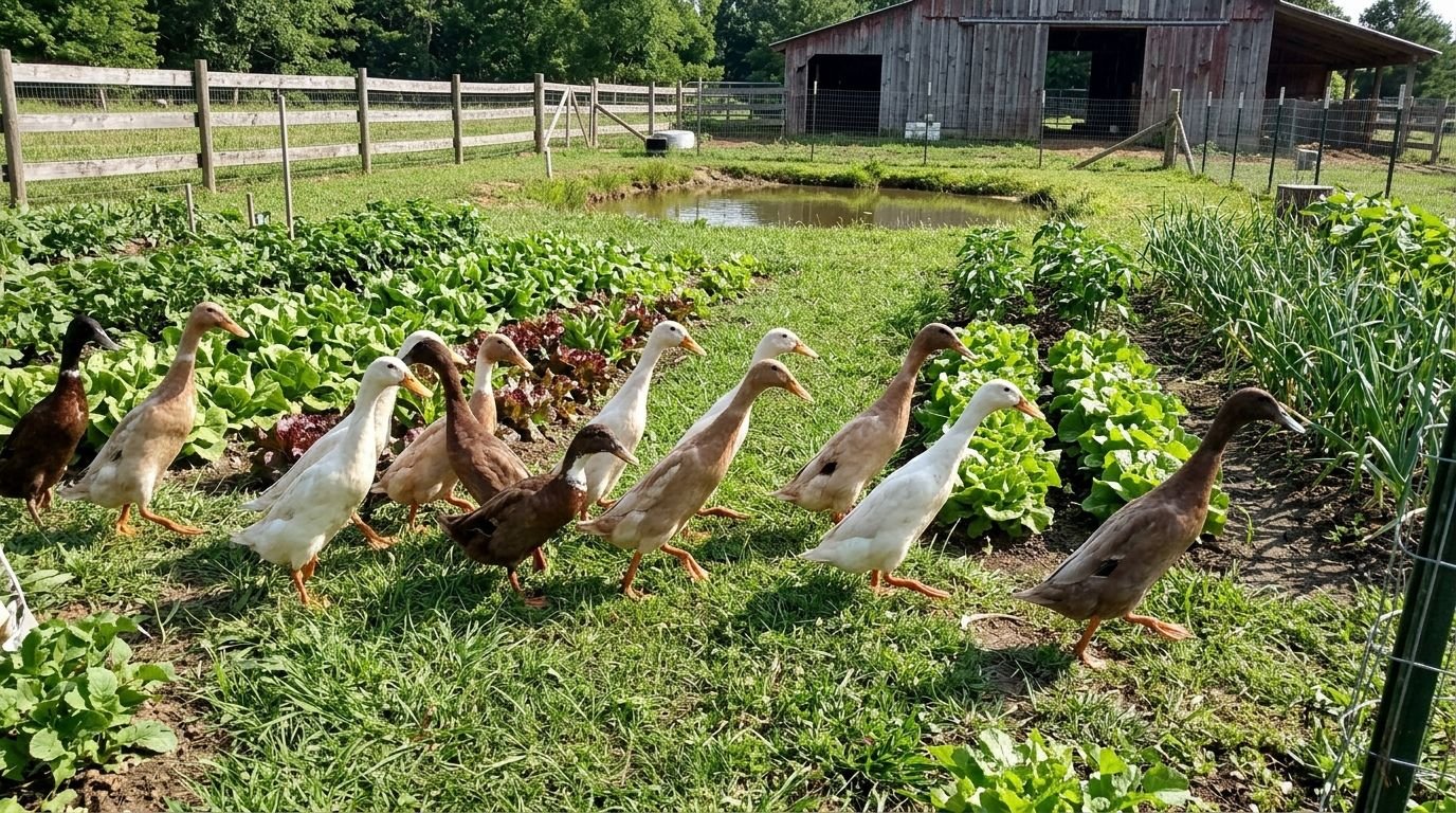 coureurs indiens canards