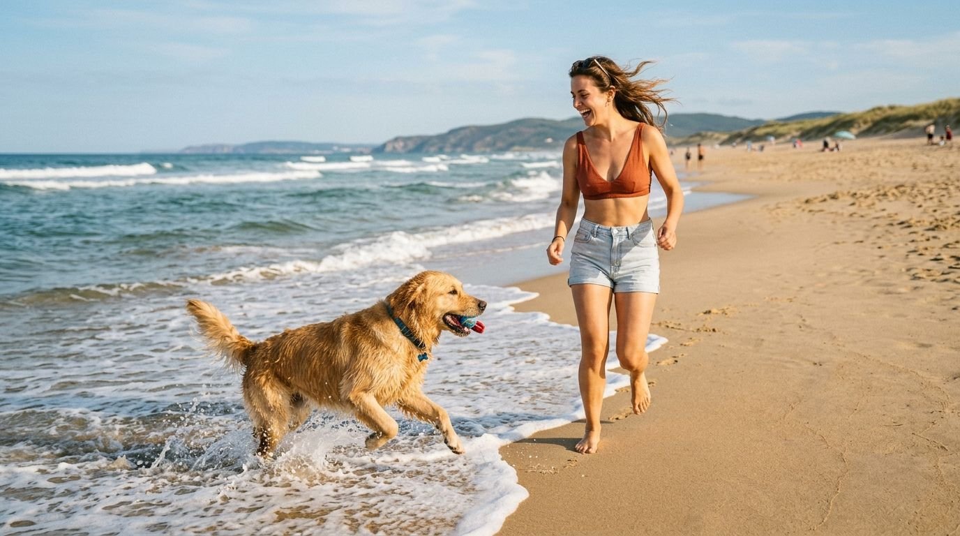 vacances avec chien à la mer